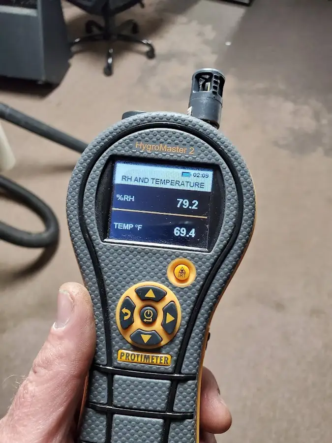 Moisture meter humidity assessment for Mold Remediation & Removal in West Modesto